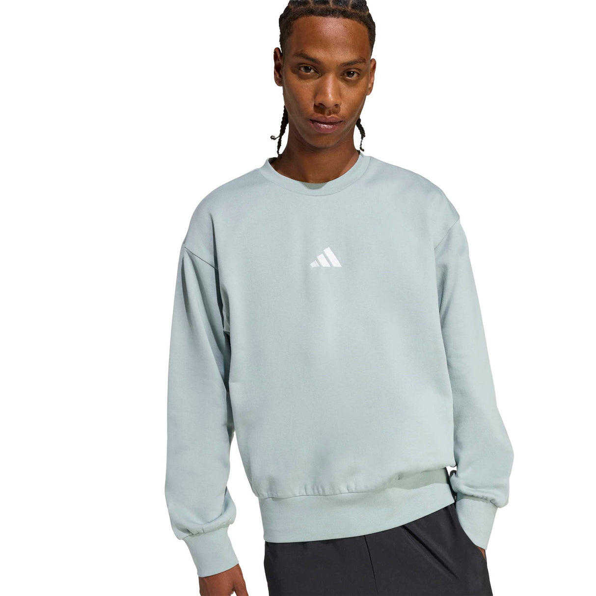 adidas Mens Feelcosy Sweater Green