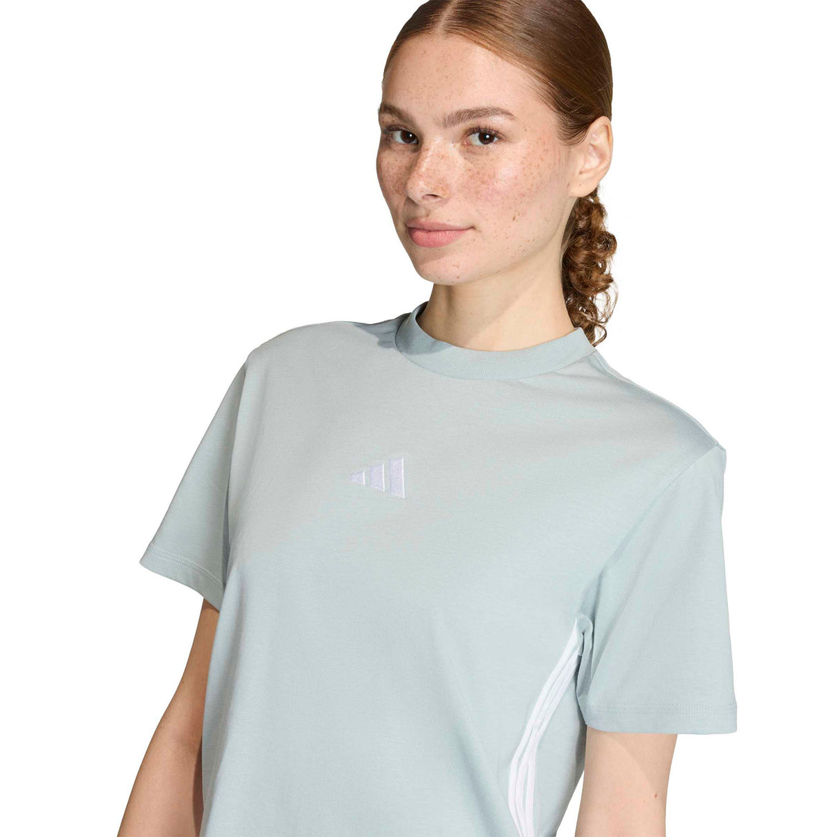 adidas Essentials 3-Stripes Womens Cotton T-Shirt