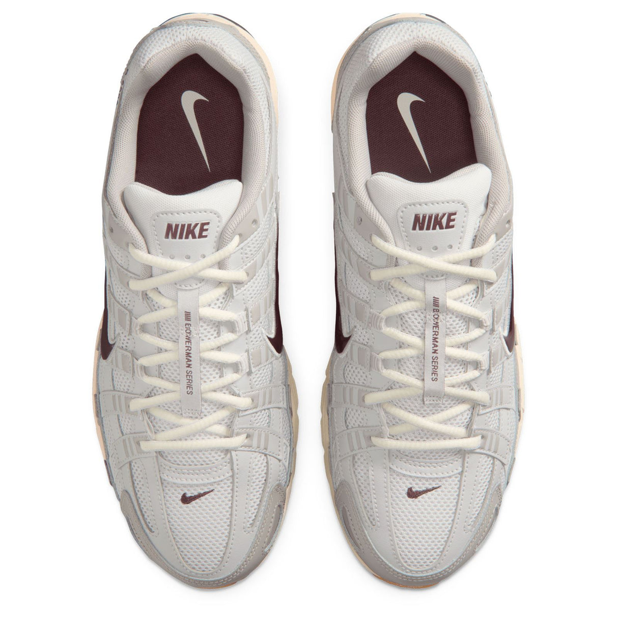 Nike P6000 Mens Grey Burgundy Grey