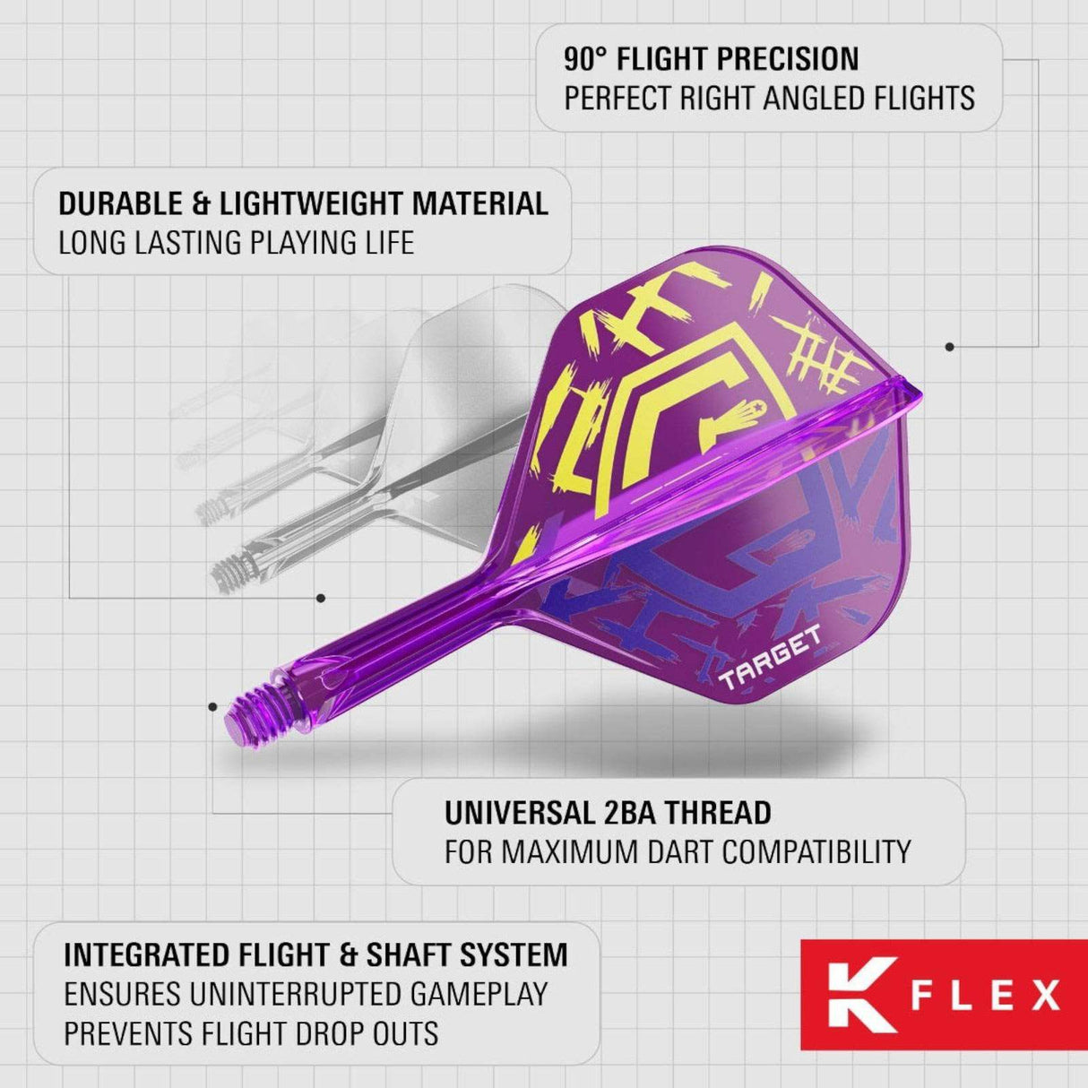 Target Luke Littler 'The Nuke' World Champion Edition K-Flex No.2 Flights