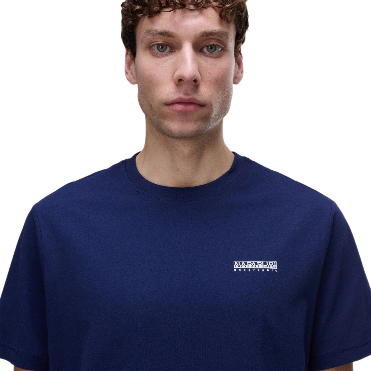 Napapijri Mens S-FLINT BPLOGO Tee Navy