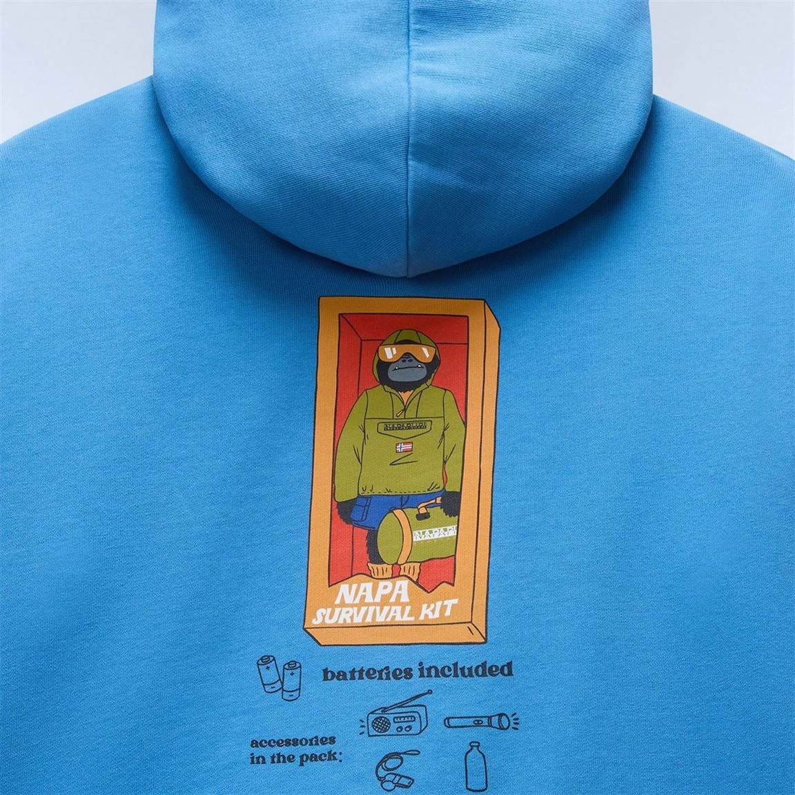 Napapijri Kids B-ALBEDO Hoodie Blue