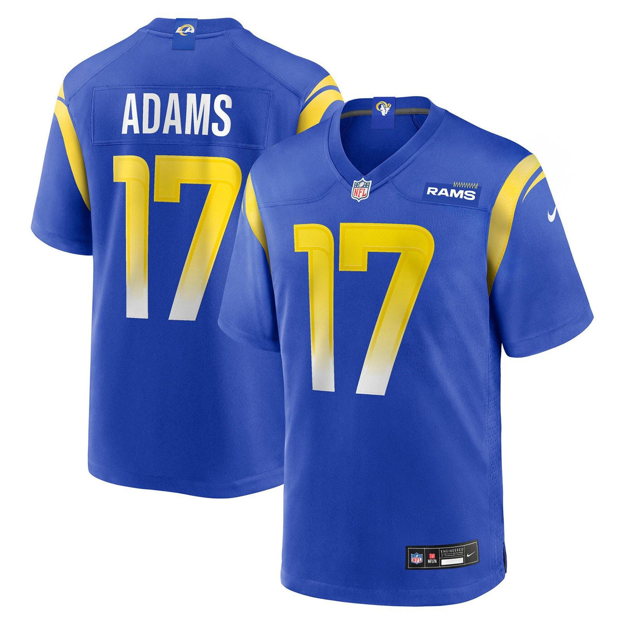 NIKE Rams Adams Home Jersey Blue