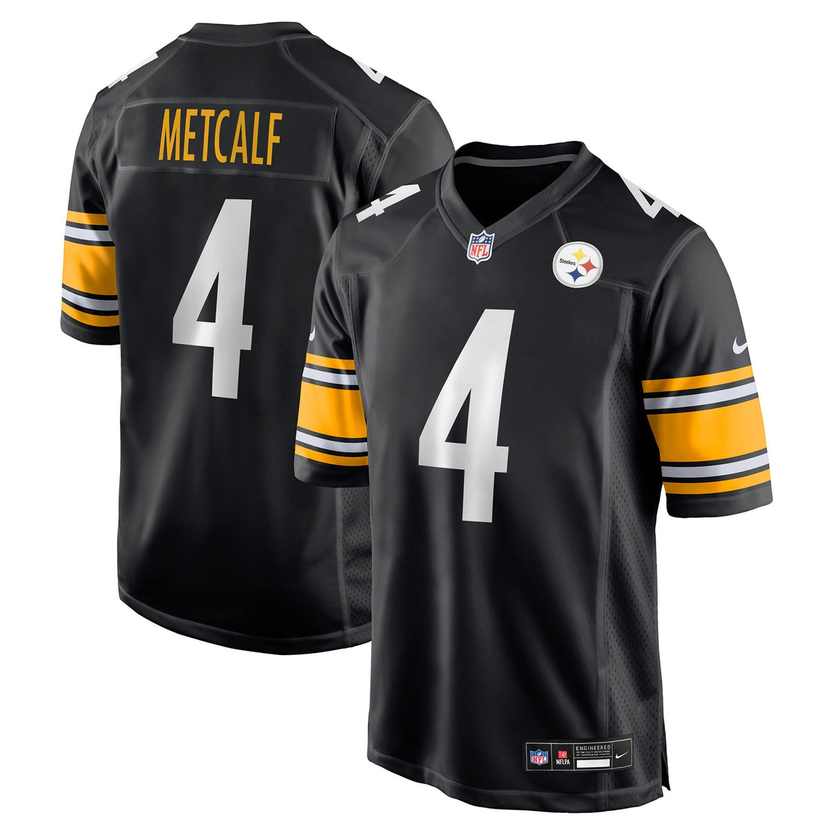 NIKE Steelers Metcalf 4 Hm Jersey Black