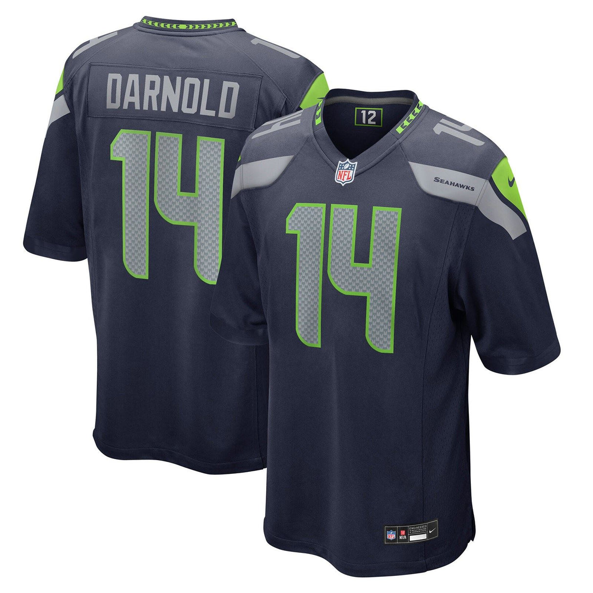 NIKE Seahawks Darnold Home Jersey Navy