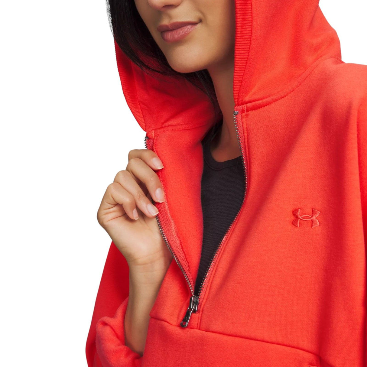 Under Armour Icon Womens Half-Zip Fleece Hoodie