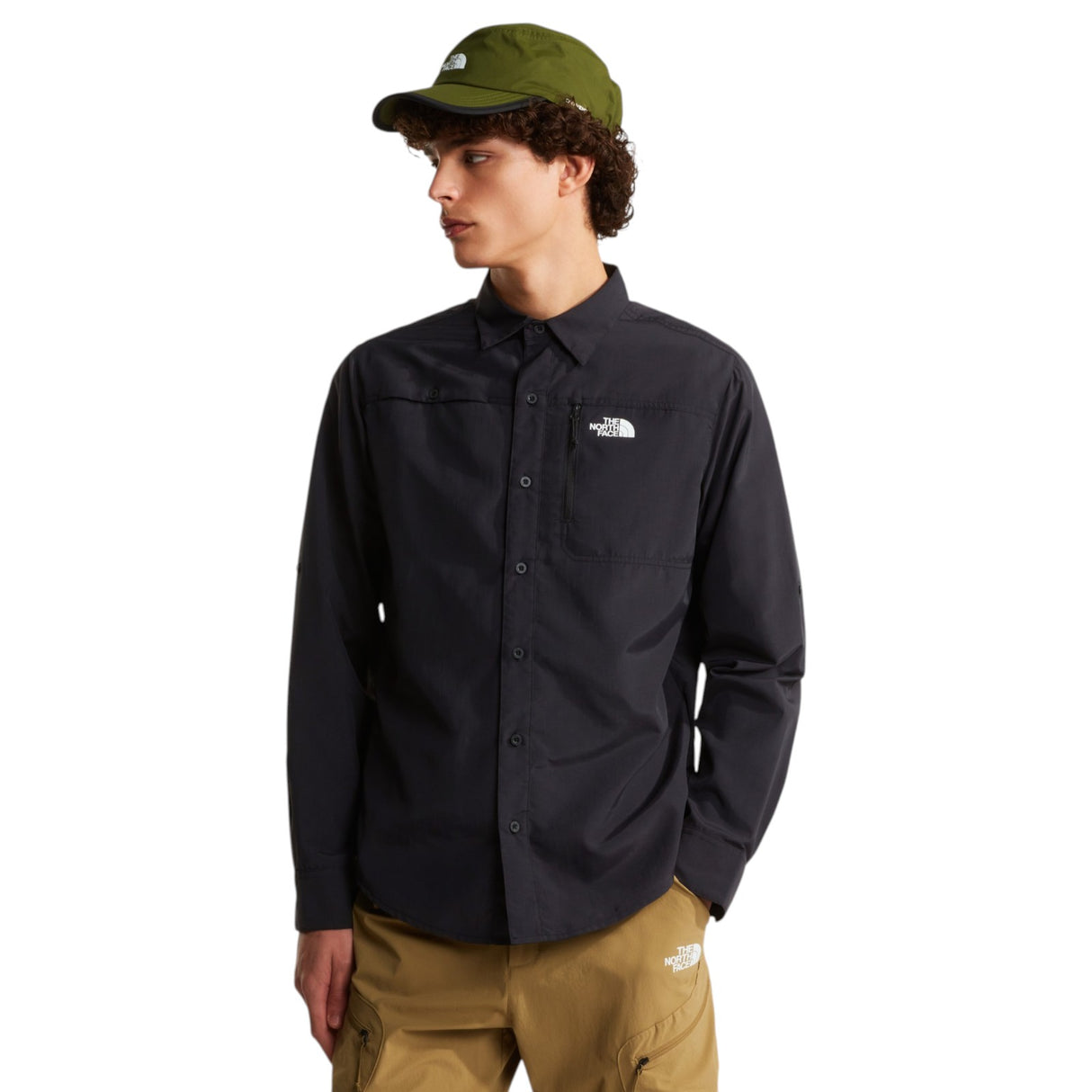 TNF Mens SEQUOIA LS Shirt Black