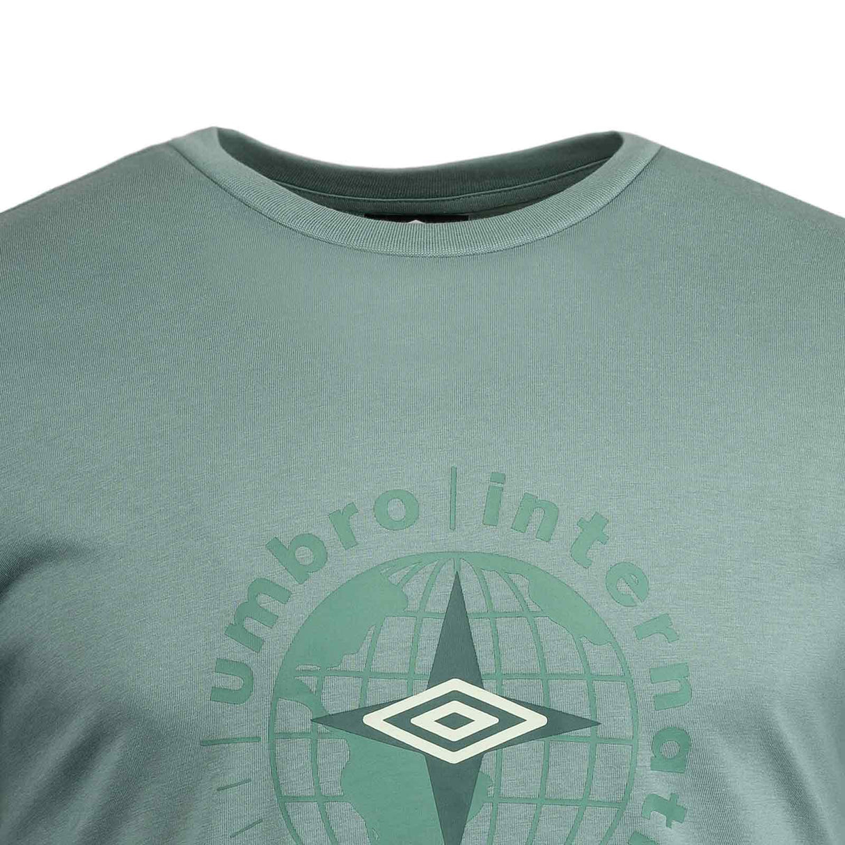 UMBRO MENS GLOBE GRAPHIC TEE GREEN