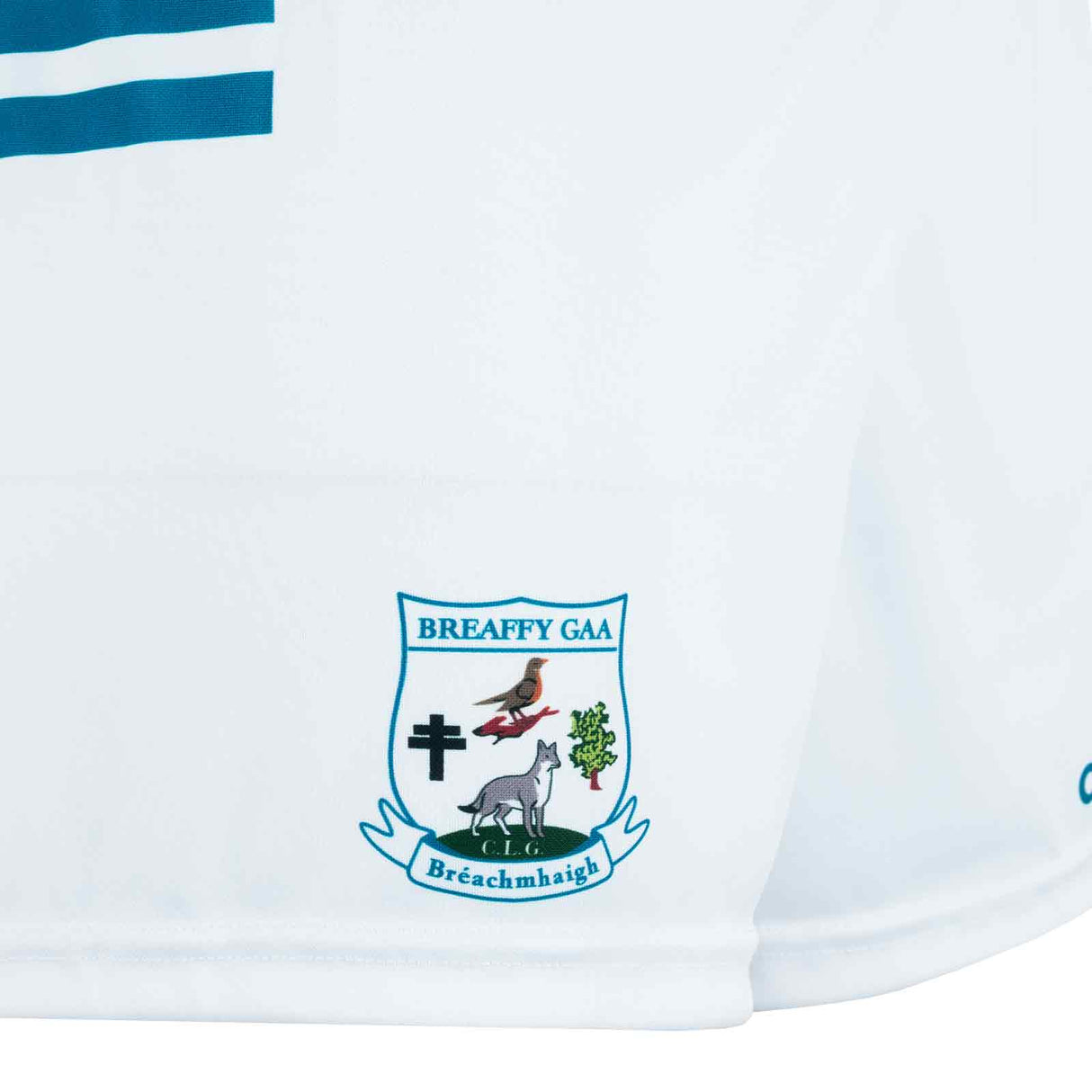 Breaffy Shorts 25/26 Adult White/Royal