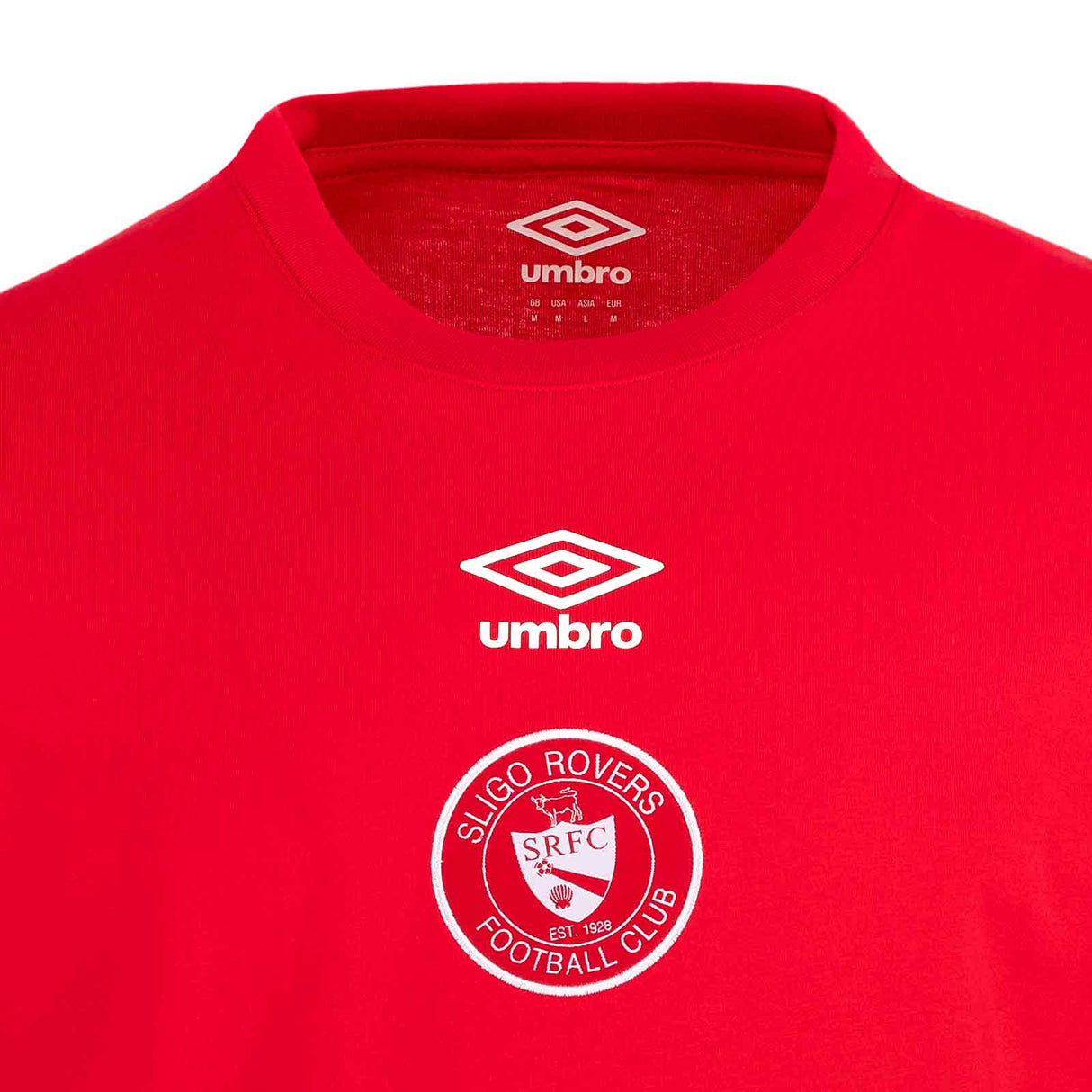 UMBRO Sligo Rovers 26 Cotton Tee Red
