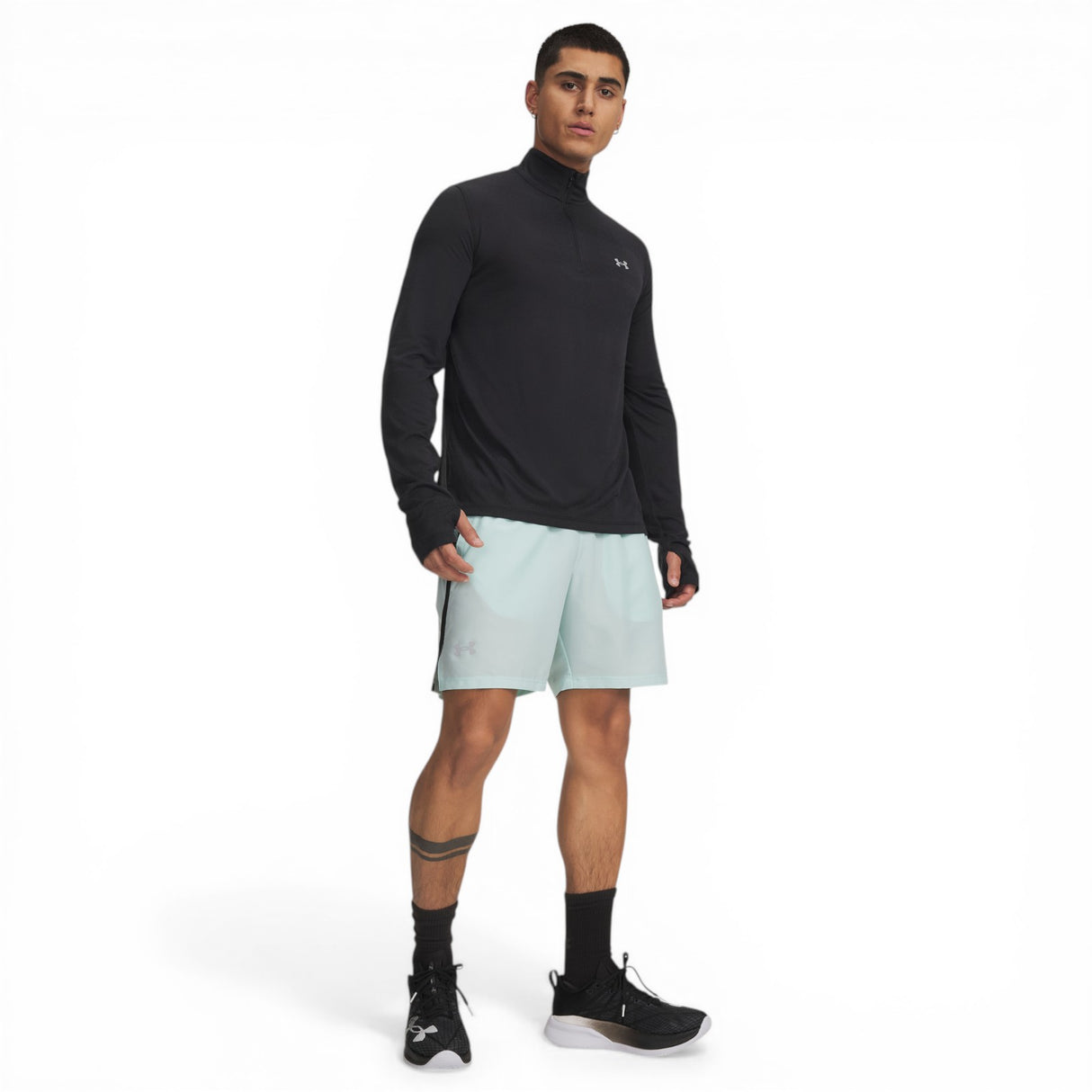UA Mens LAUNCH 7in Shorts Green
