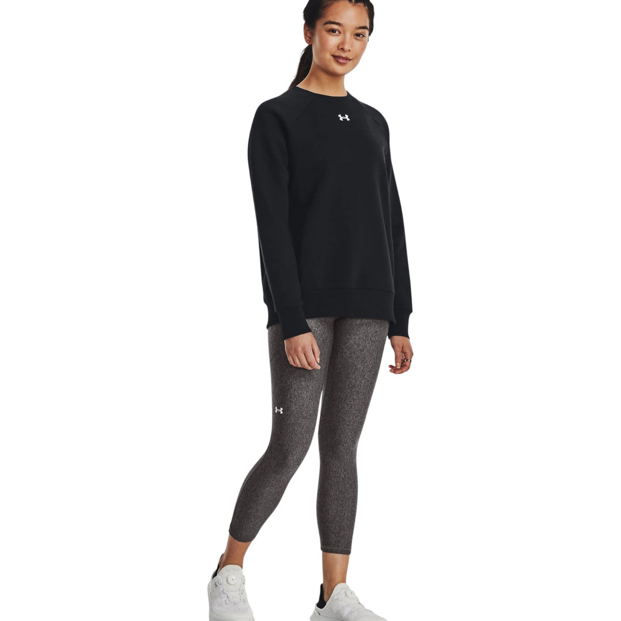 Under Armour Rival Fleece Womens Loose-Fit Crewneck Sweatshirt