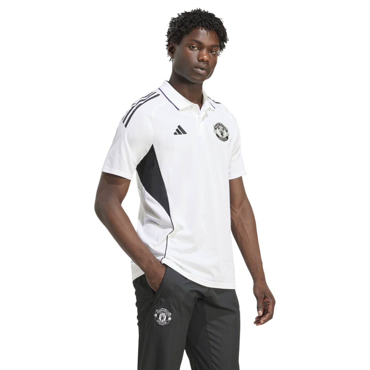 adidas Manchester United Football Tiro 2025/26 Adults Polo Shirt