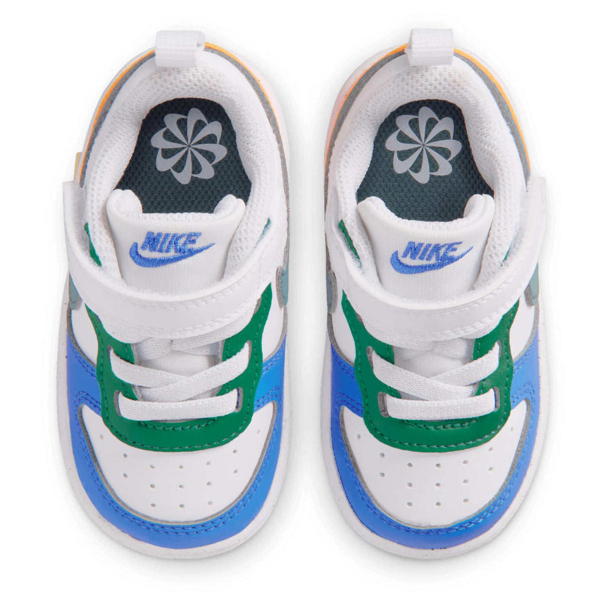 NIKE Court Borough Inf Boys WhiteGrnWht