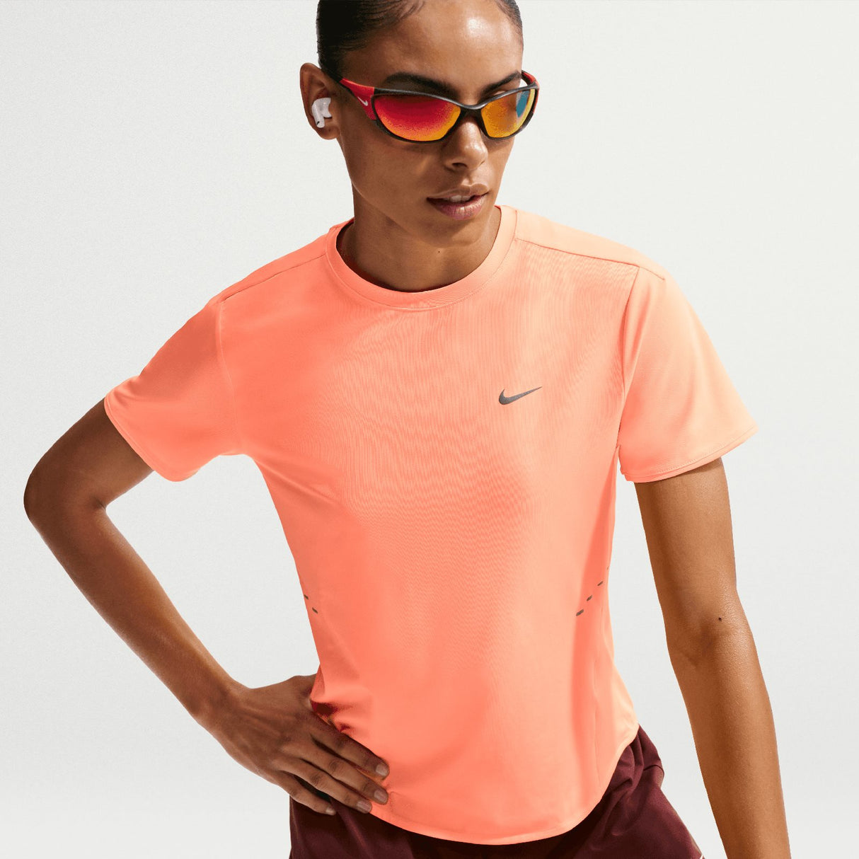 NIKE SWIFT DF SS TOP WMS Orange