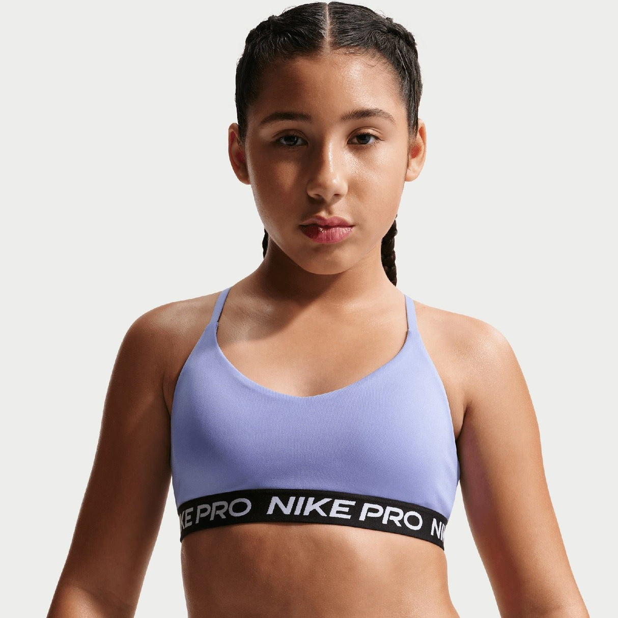 NIKE GIRLS NP INDY BRA Purple