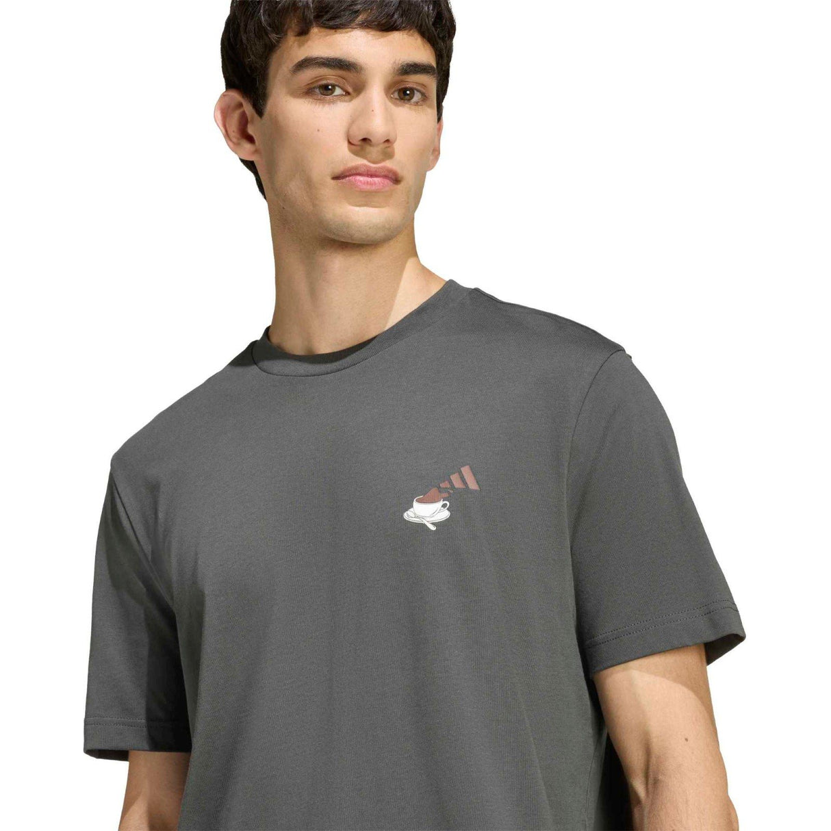 adidas Mens Cheesecake T Shirt Grey