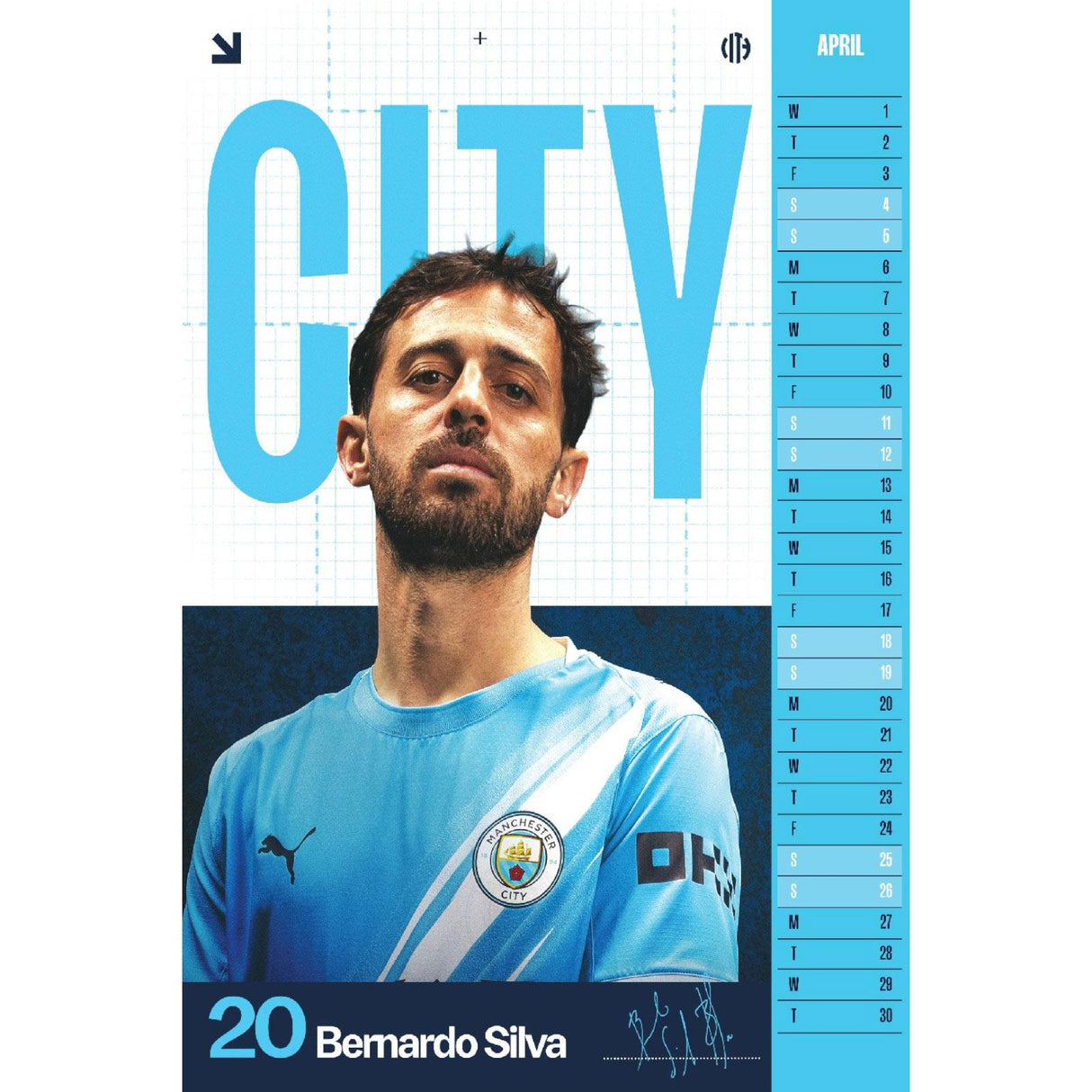 Daricia Manchester City 2026 Calendar