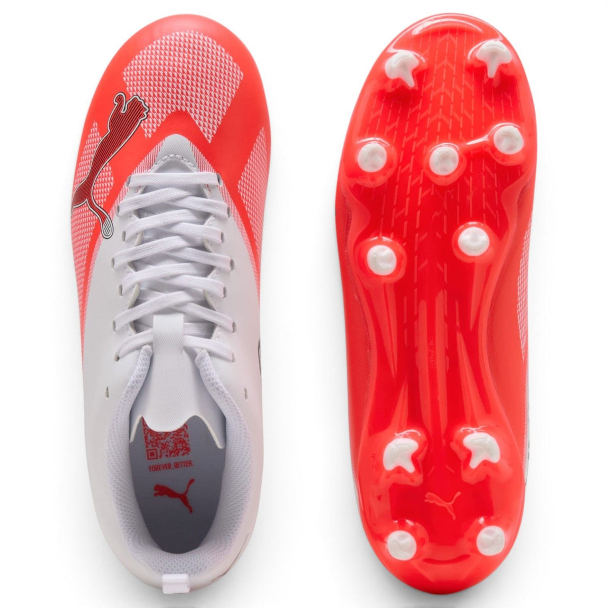 Puma Kids Ultra 7 Play FG Red White