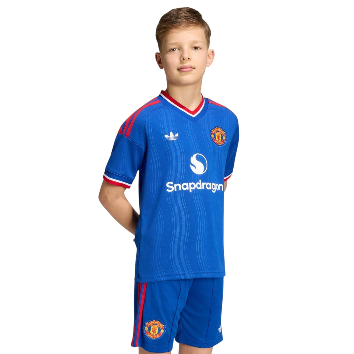 adidas OG MUFC 26 Kids Away Jersey Blue