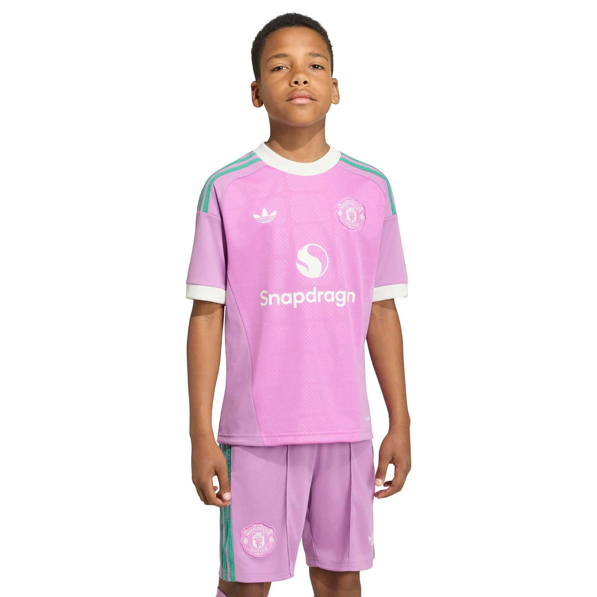 adidas MUFC 26 Kids Away GK Jersey Purpl