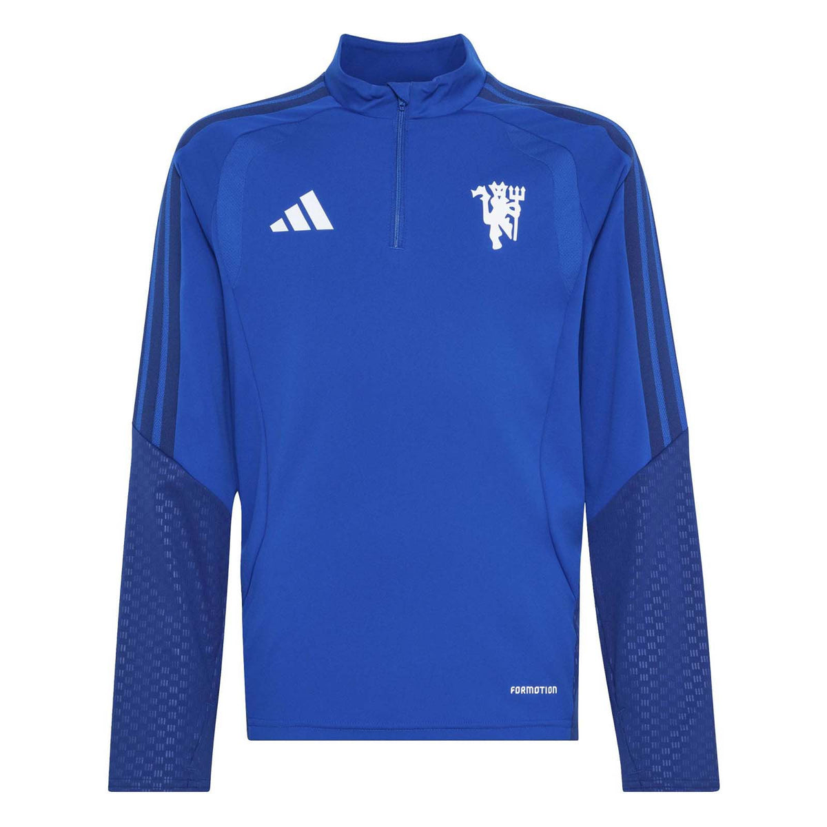 adidas MUFC 26 Kids EU Train QZ Top Blue