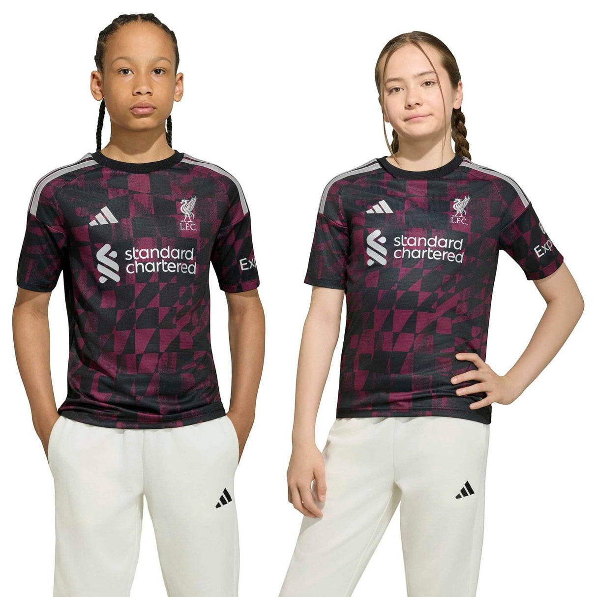 adidas LFC 26 Kids Third Jersey Black
