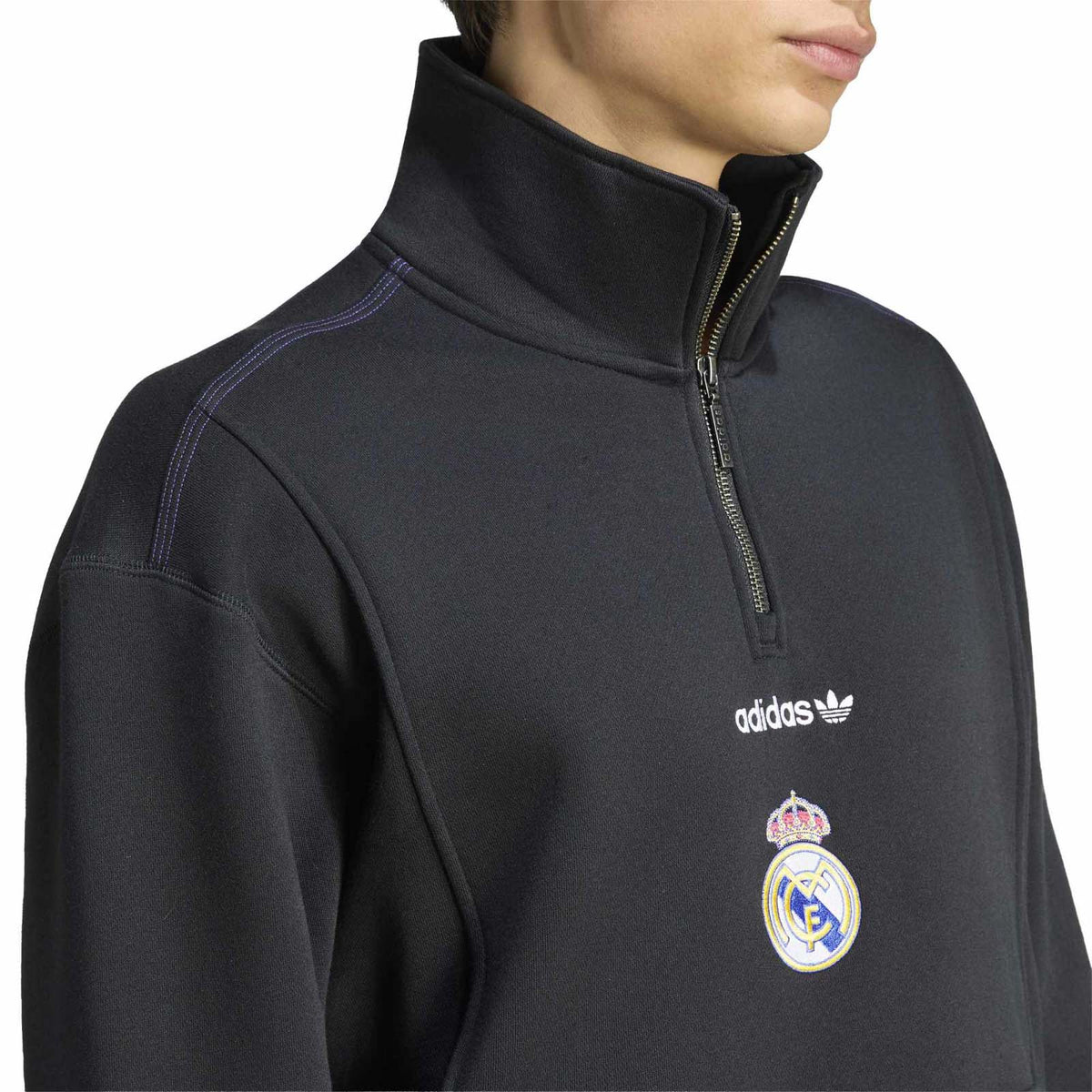 adidas Real Madrid Football 2026/27 Adults Half-Zip Top