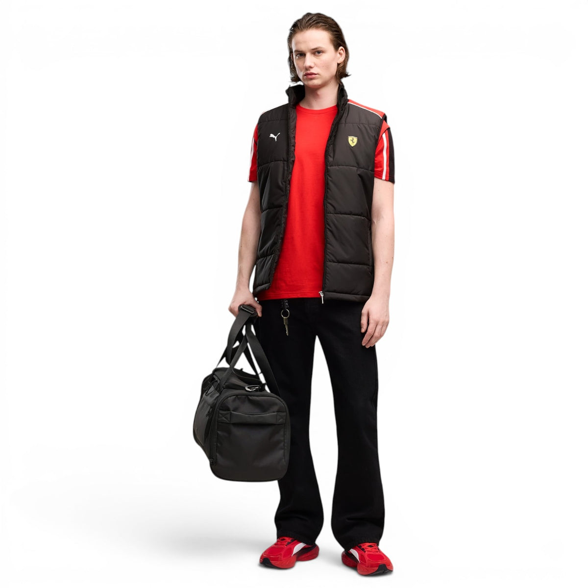 Puma Ferrari MT7 T Shirt Red