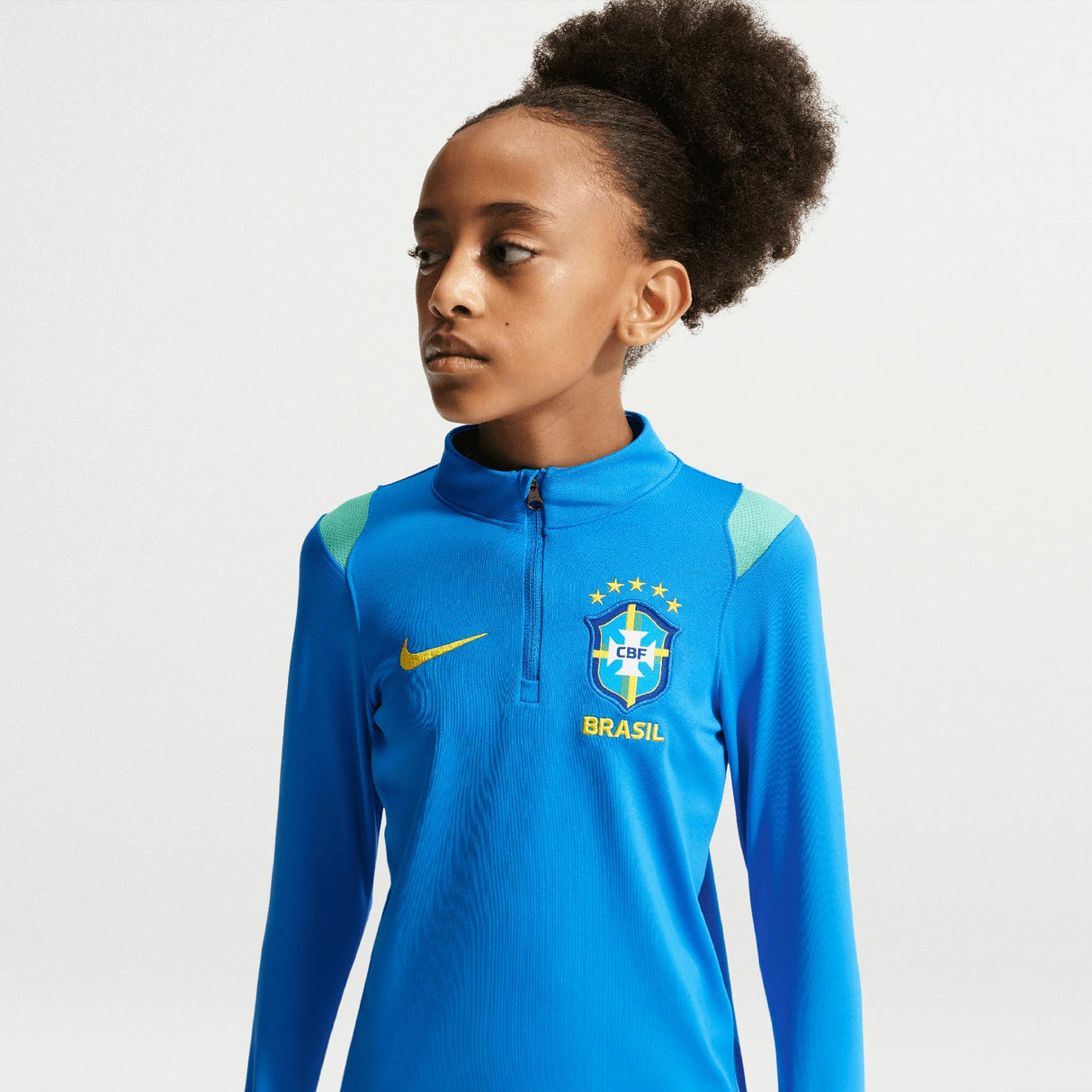 Nike Brazil WC26 Kid Strk Drill Top Blue