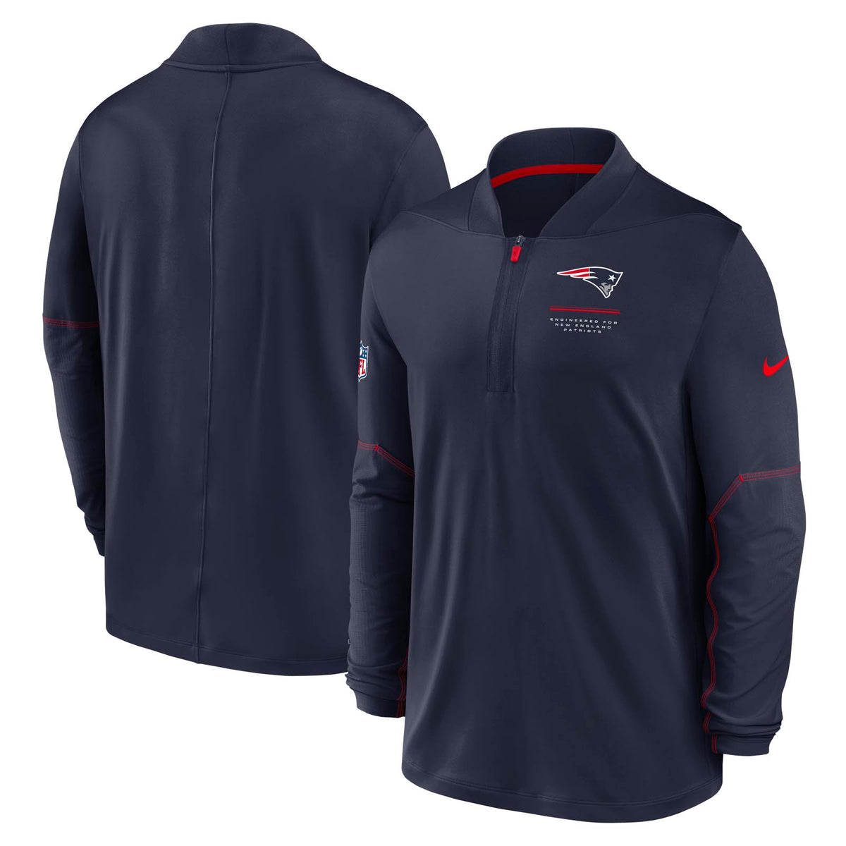Nike Mens Patriots Dri-Fit HZ Top Navy