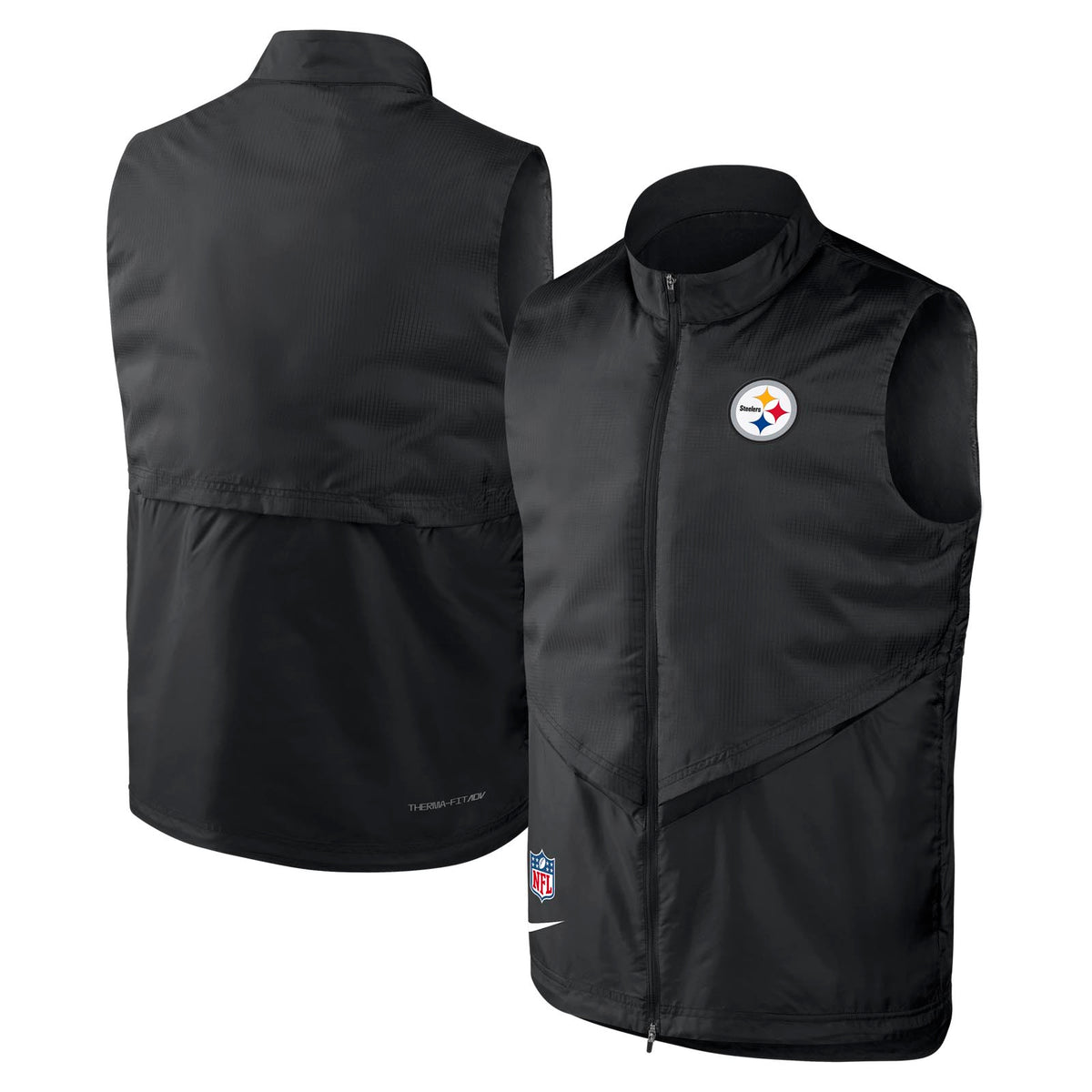 Nike Mens Steelers TFADV RPL Vest Black