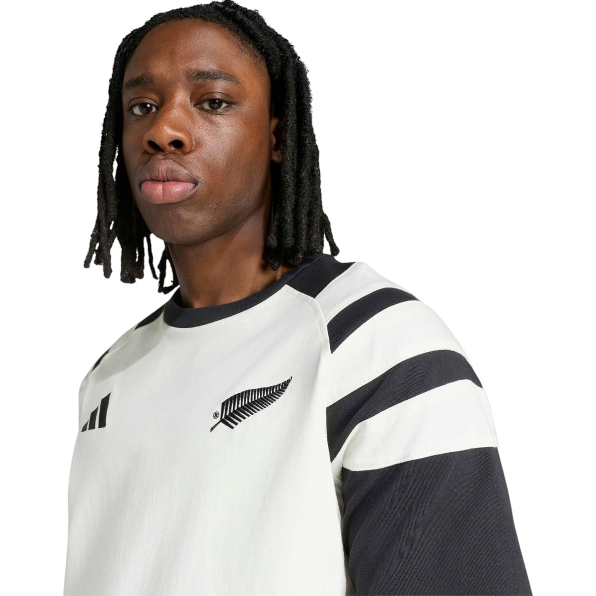 adidas All Blacks Mens LSW Tee White
