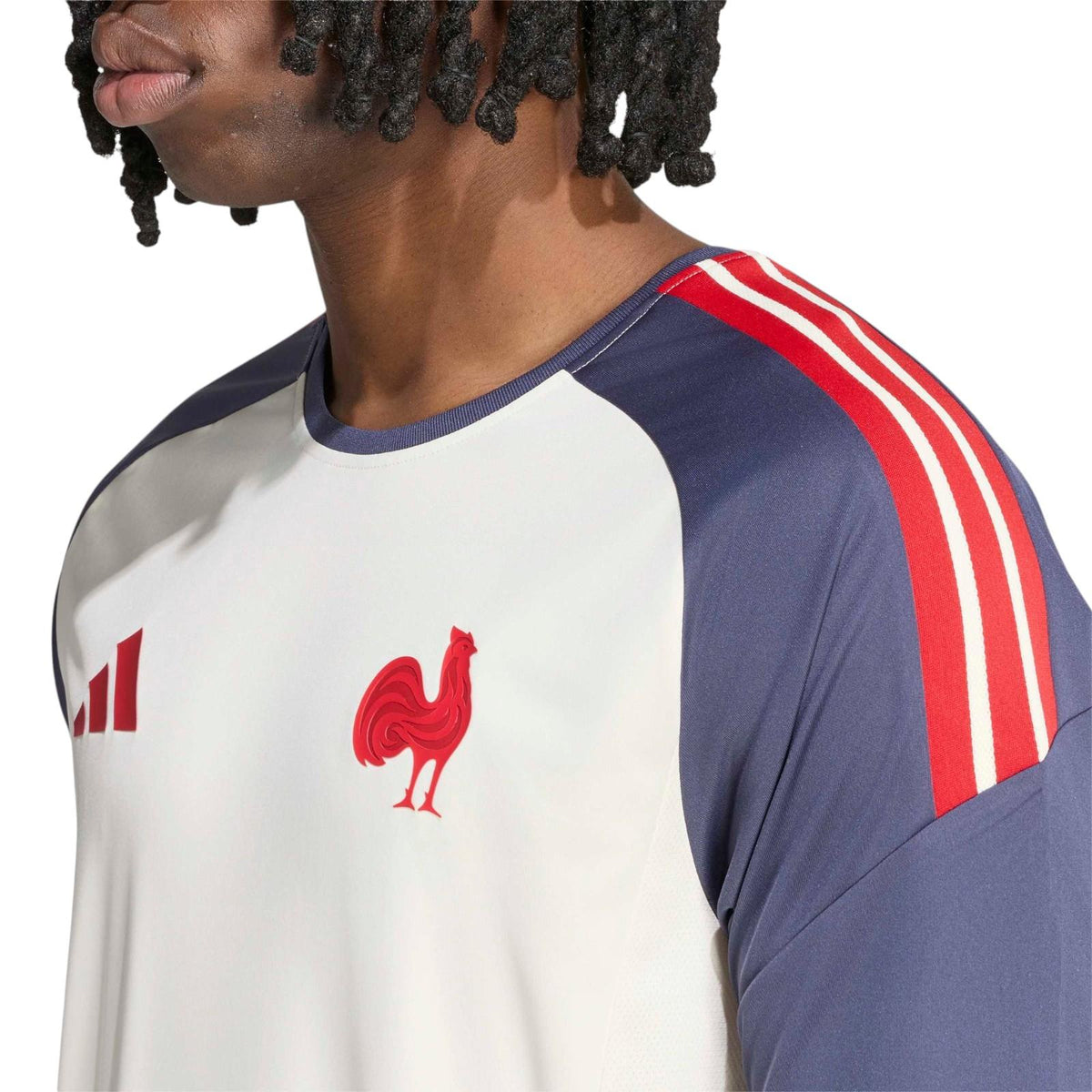 adidas Mens France Perf Tee White