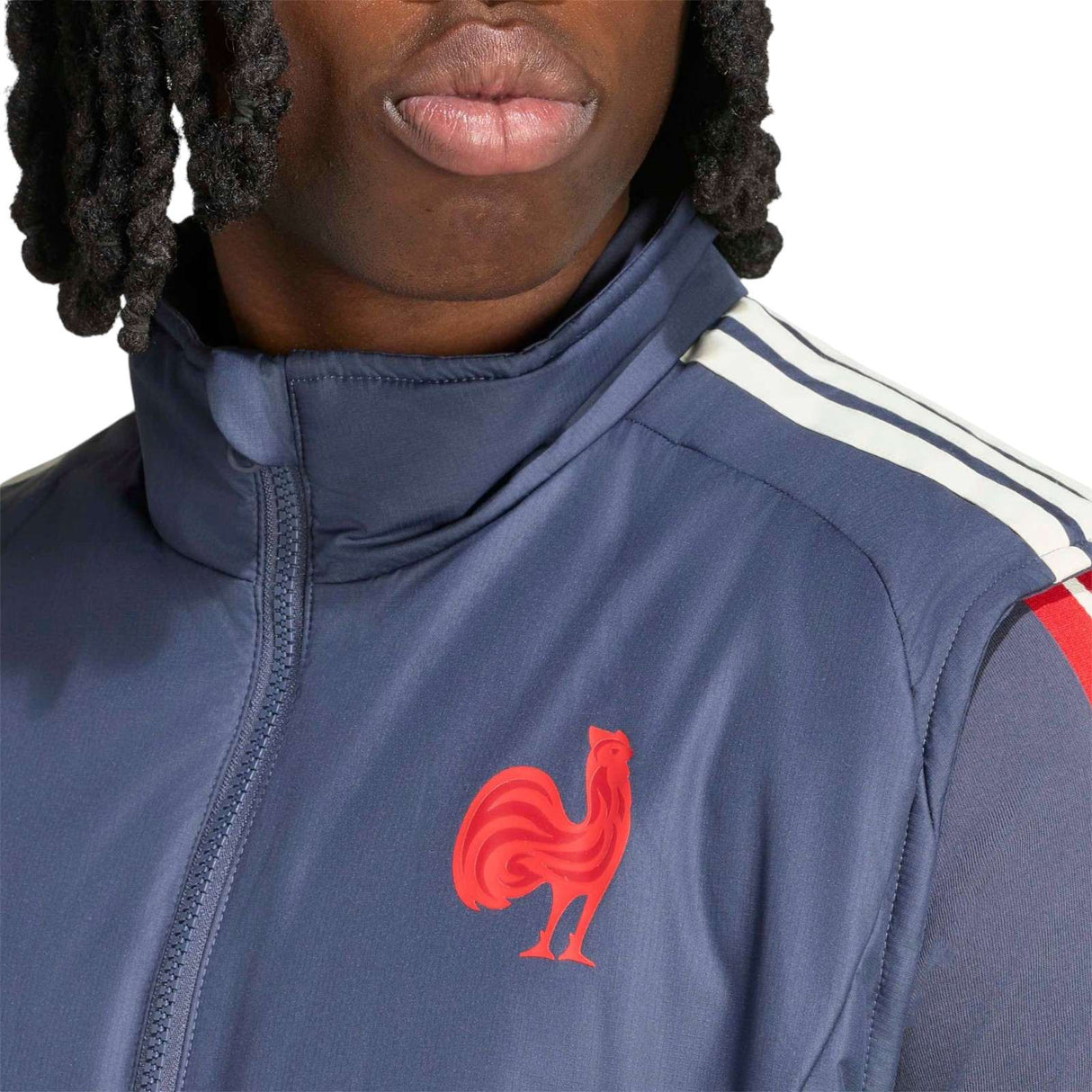 adidas Mens France Vest Navy