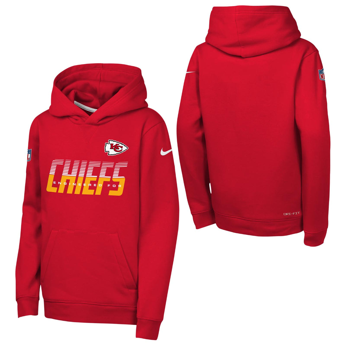 Nike Kids Chiefs SL Pullover Hoody Red
