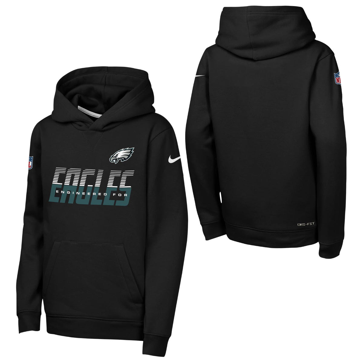 Nike Kids Eagles SL Pullover Hoody Black