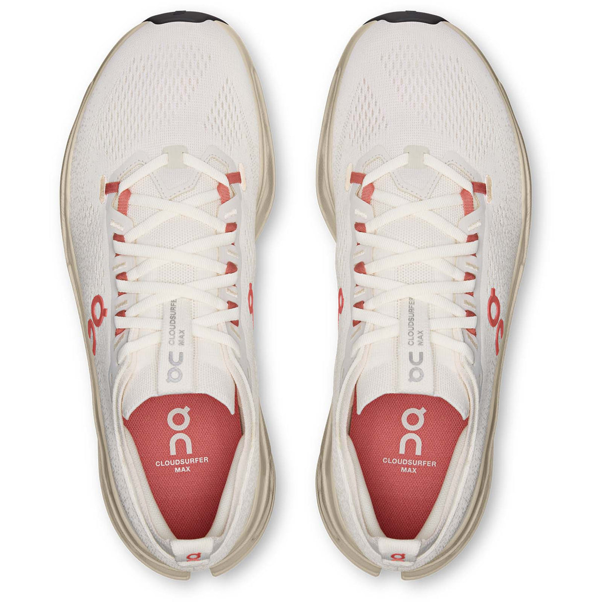 ON Cloudsurfer Max Mens White Ivory Dust