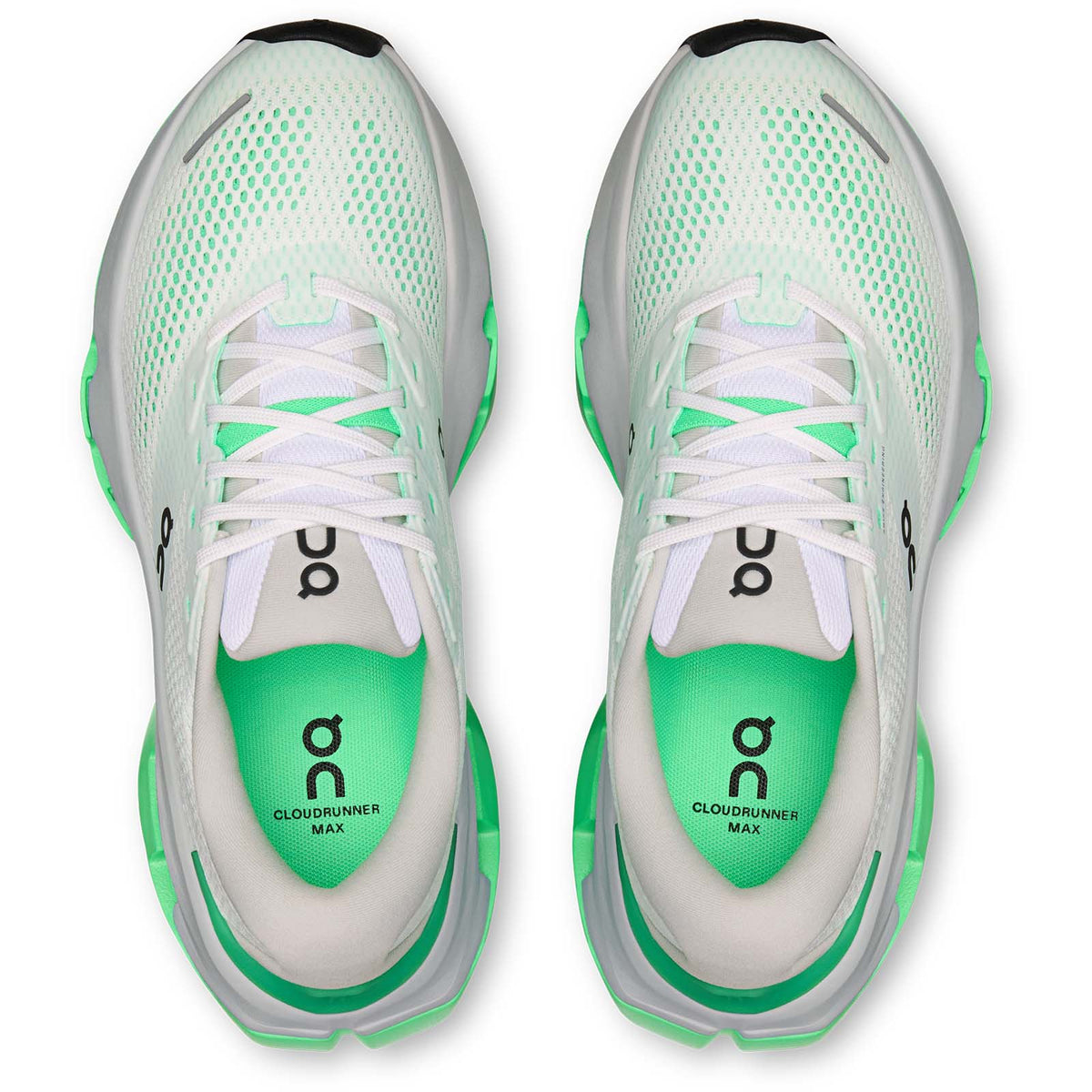 ON Cloudrunner 3 Max Wmns Grey Wh Verd