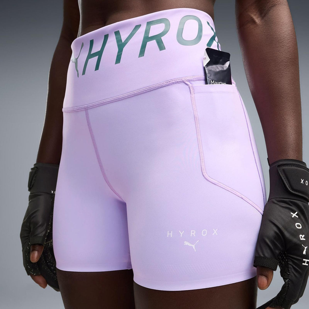 Puma W X Hyrox PWRMode Short Tight Purpl