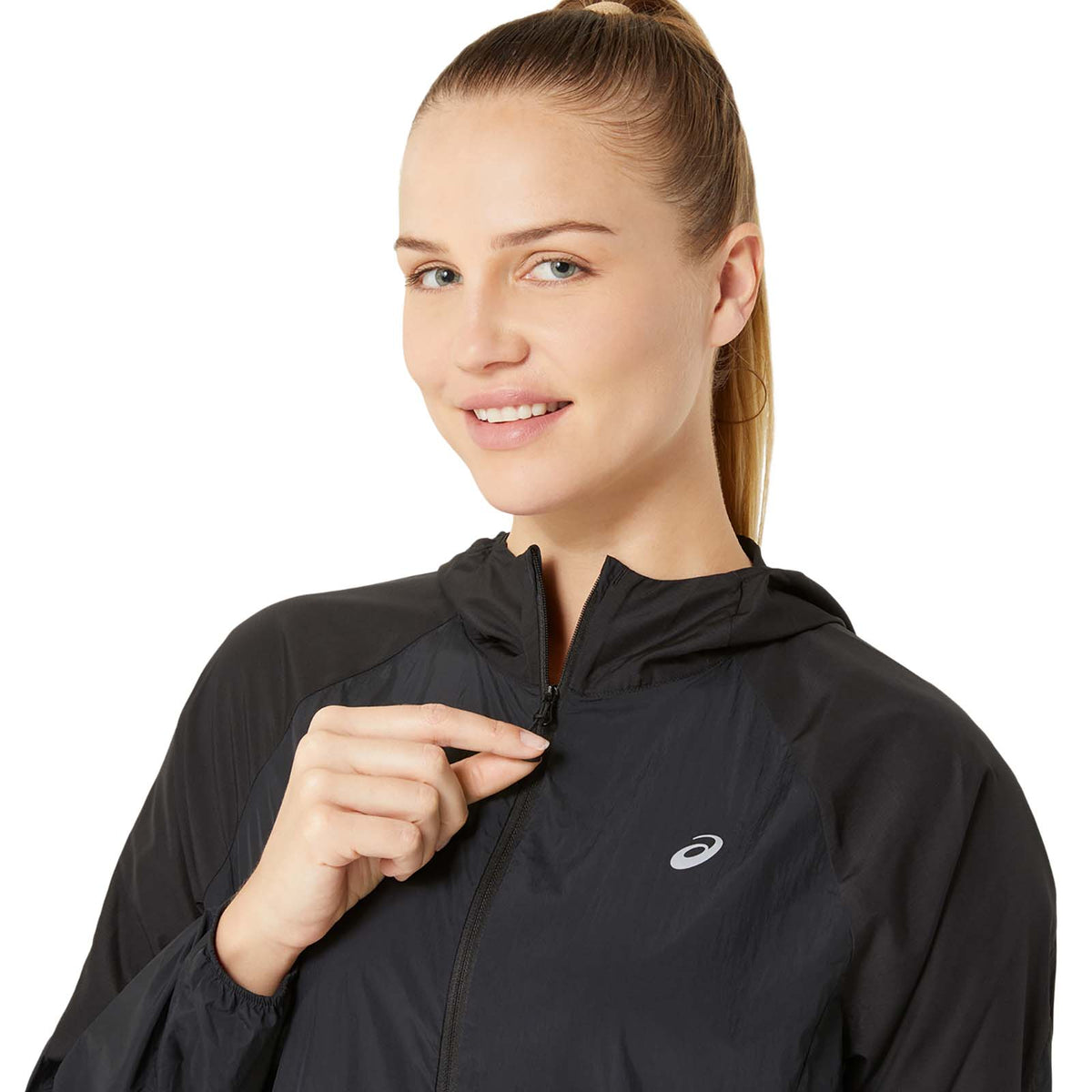 Asics Wmns Road Packable Jacket Black