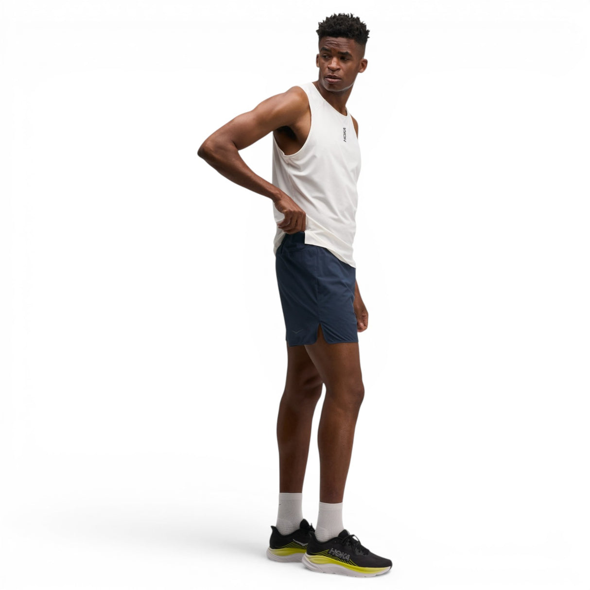 Hoka M Glide Shorts 5in Brief Navy