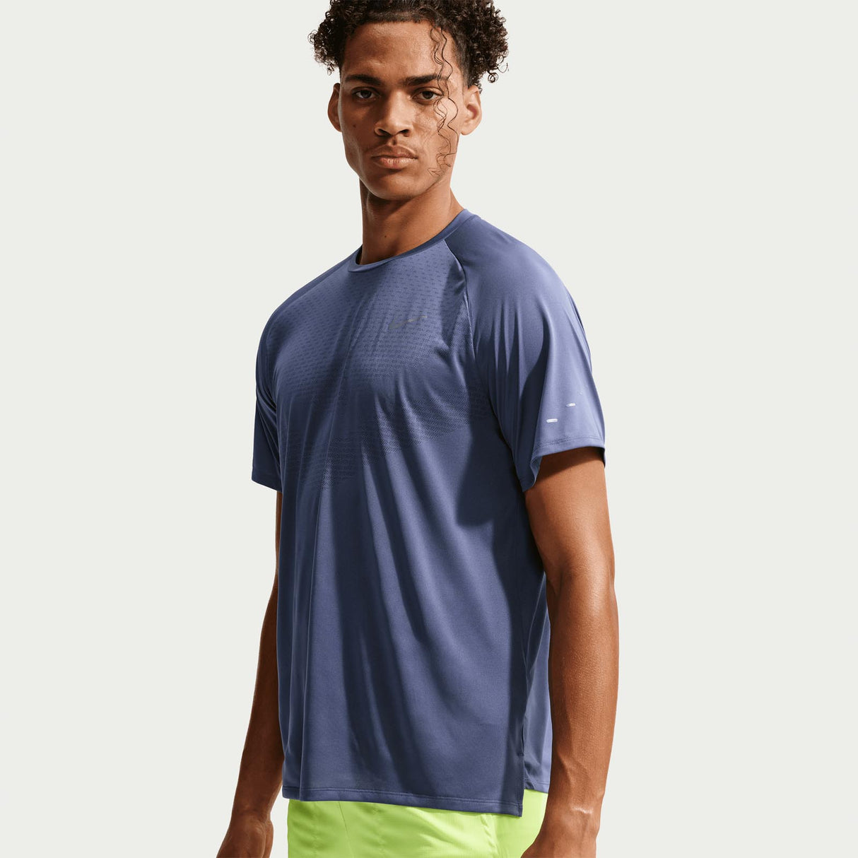 Nike Mens DF adv Stride SS Top Blue