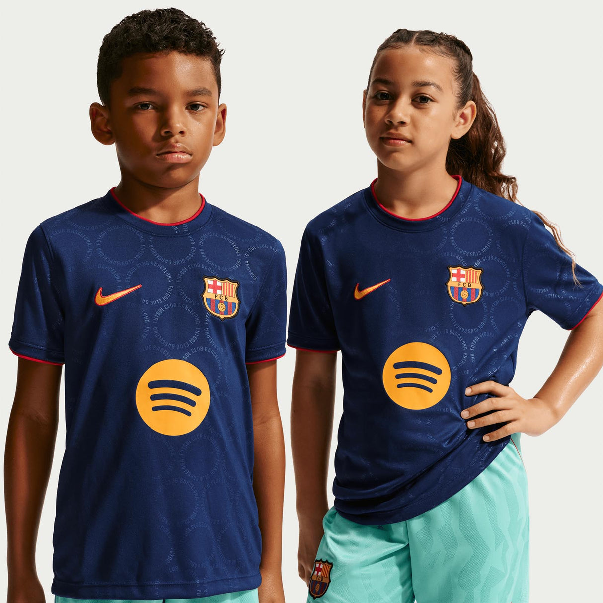 Nike FCB 26 Kids Third PM Jersey Blue