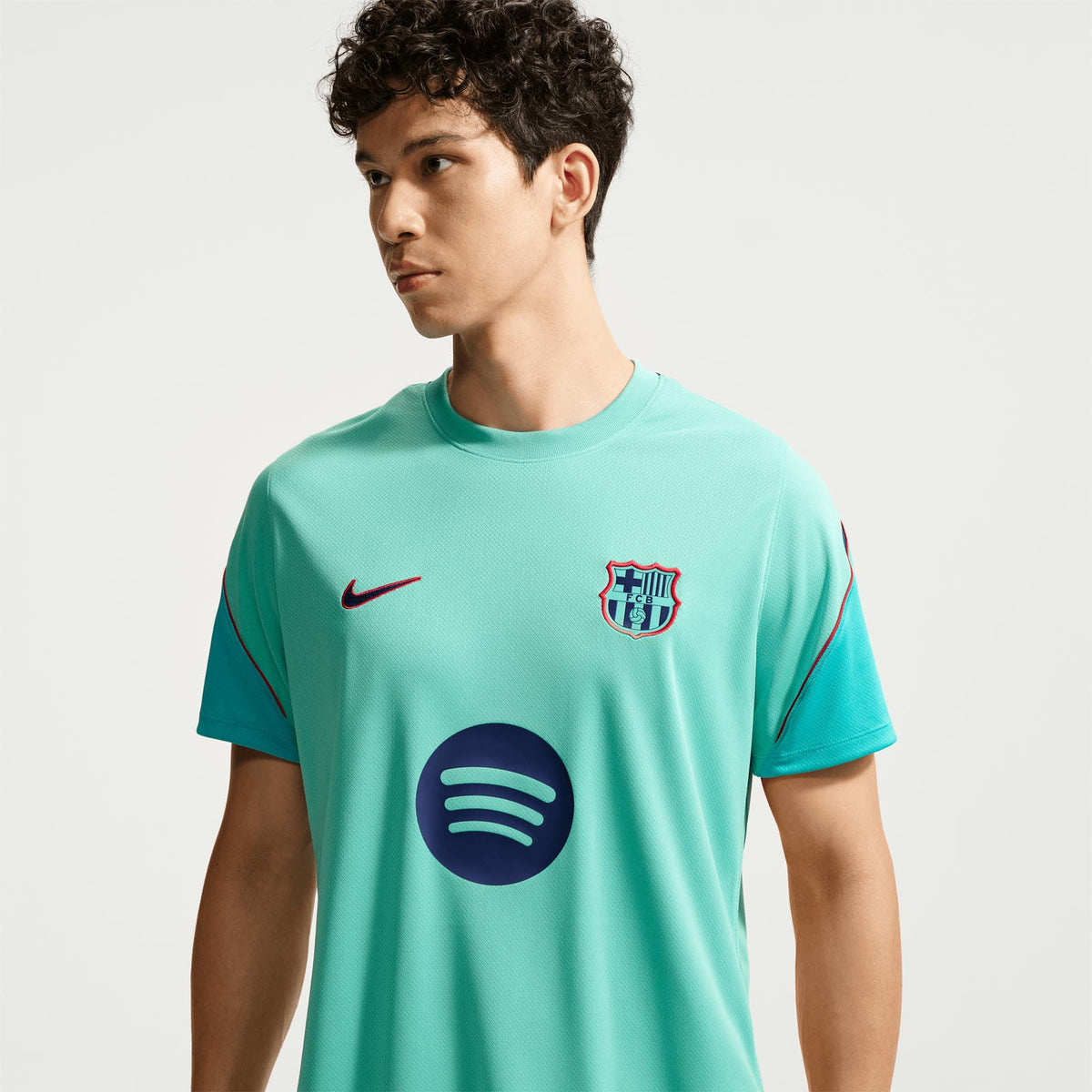 Nike FCB 26 Third Strike Drill Tee Green