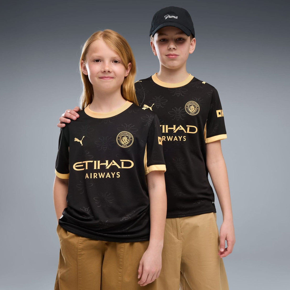 Puma Kids MCFC 26 Away Jersey Black