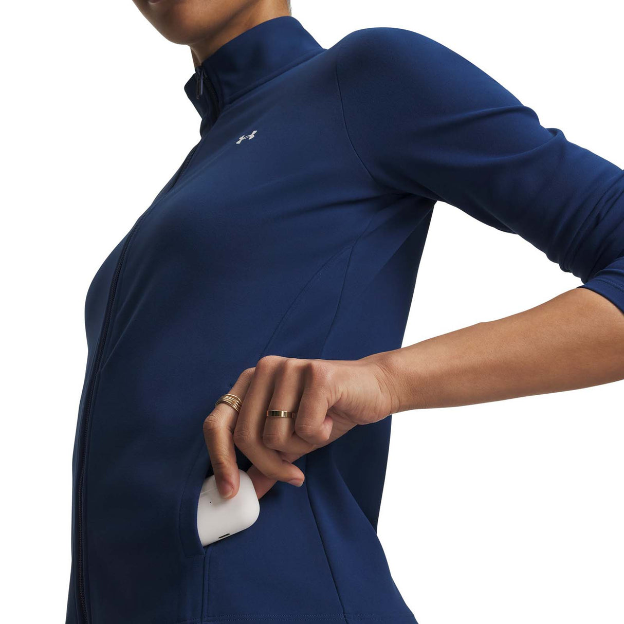 UA Wms Motion FZ Top Navy