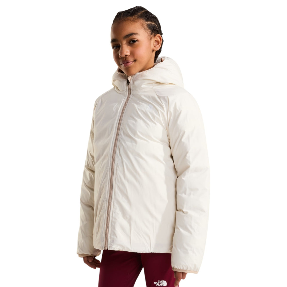 TNF Girl Reversible Perrito Hd Jckt Brwn