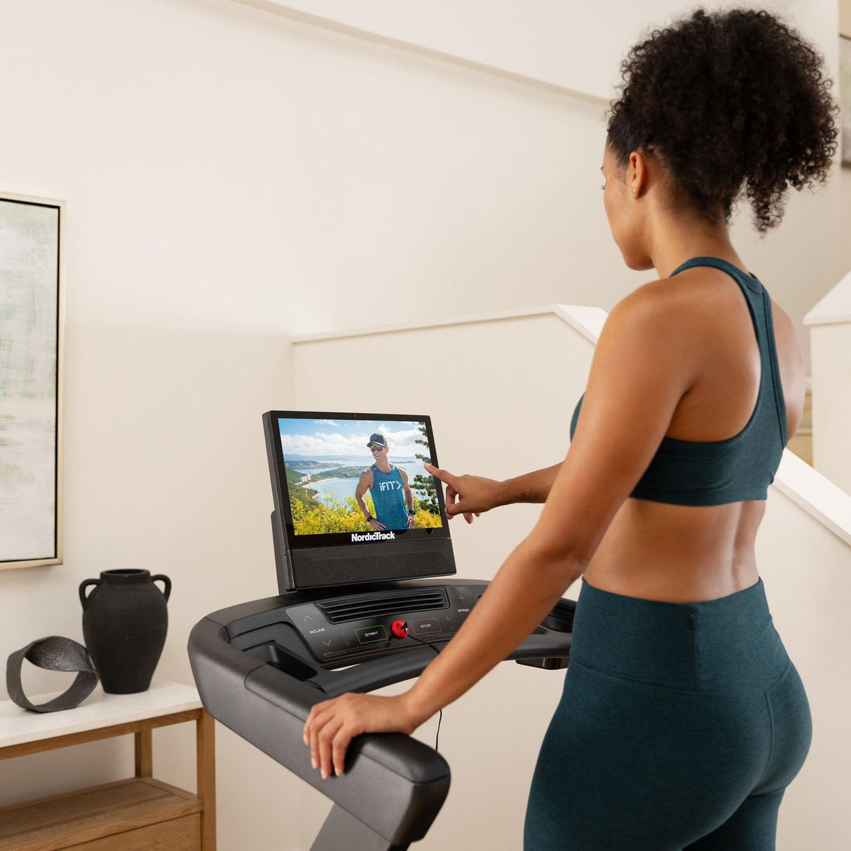 NordicTrack T Series 16 HD Touchscreen Foldable Treadmill