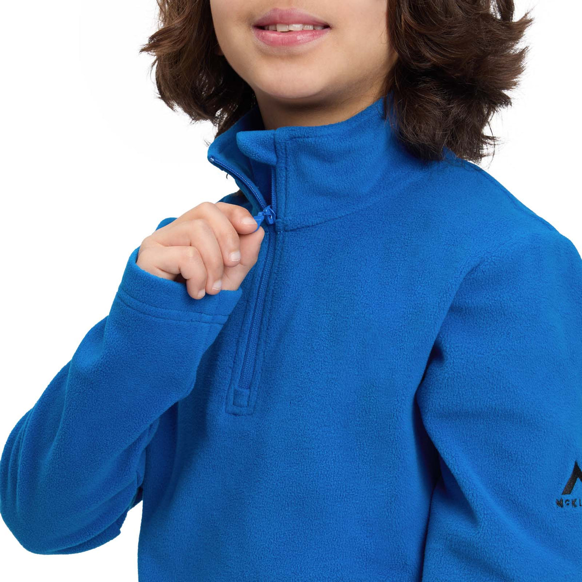 McKinley Amarillo Kids Half-Zip Fleece Ski Midlayer